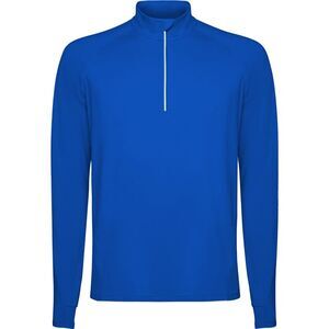 Roly Mens Estambul Quarter Zip Long-Sleeved Sweatshirt / Royal Blue